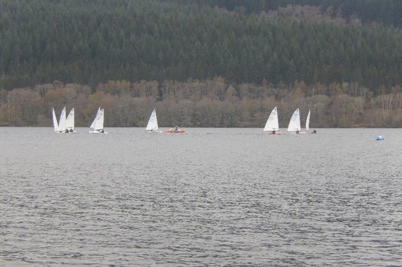 Europe Training Day at Loch Tummel photo copyright Chris Brisley taken at Loch Tummel Sailing Club and featuring the Europe class