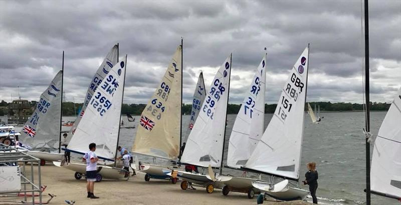 Europe Inlands at Oxford photo copyright Pete Appleyard taken at Oxford Sailing Club and featuring the Europe class