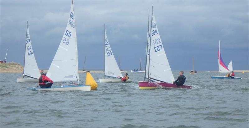 Europes at Overy Staithe photo copyright Mike Carroll taken at Overy Staithe Sailing Club and featuring the Europe class