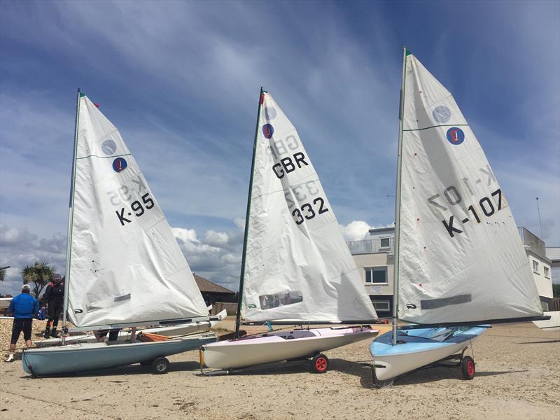 Stokes Bay SC restarts sailing photo copyright Emma Pearson taken at Stokes Bay Sailing Club and featuring the Europe class