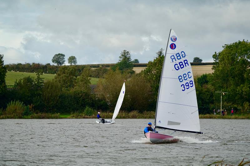 Steve Cockerill (399) reaching down the lake during the Europe Inlands at Haversham photo copyright Sue Johnson taken at Haversham Sailing Club and featuring the Europe class