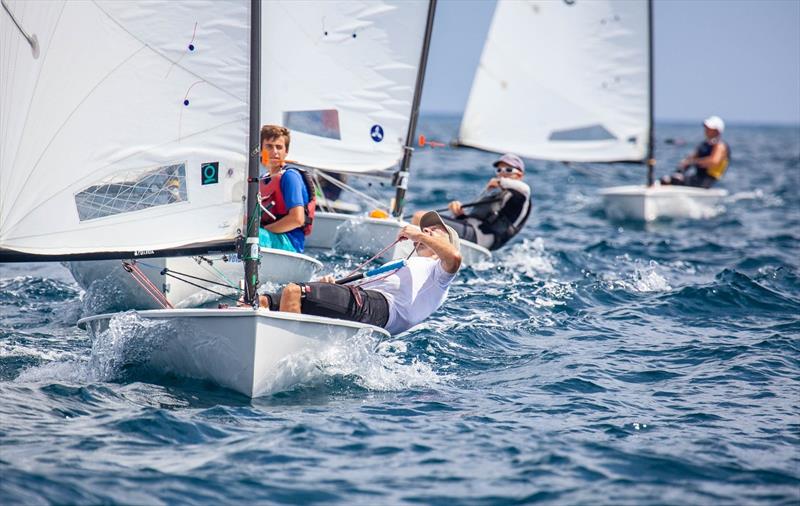 Europe World Championship at CN El Balís photo copyright Laura Carrau taken at Club Nautico El Balis and featuring the Europe class