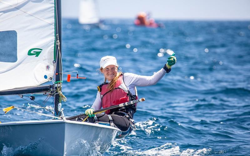 Europe World Championship at CN El Balís photo copyright Laura Carrau taken at Club Nautico El Balis and featuring the Europe class