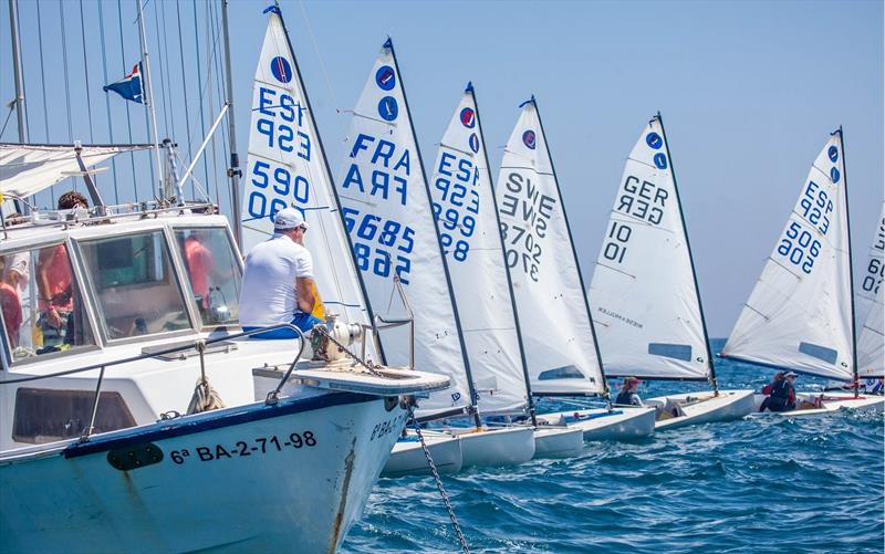 Europe World Championship at CN El Balís photo copyright Laura Carrau taken at Club Nautico El Balis and featuring the Europe class