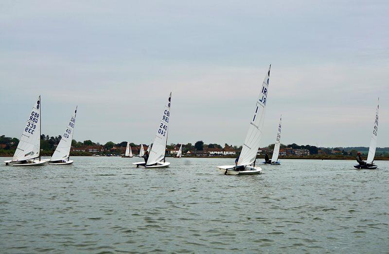 Light winds for Europe open meeting at Overy Staithe photo copyright Jeremy Neville-Eliot taken at Overy Staithe Sailing Club and featuring the Europe class