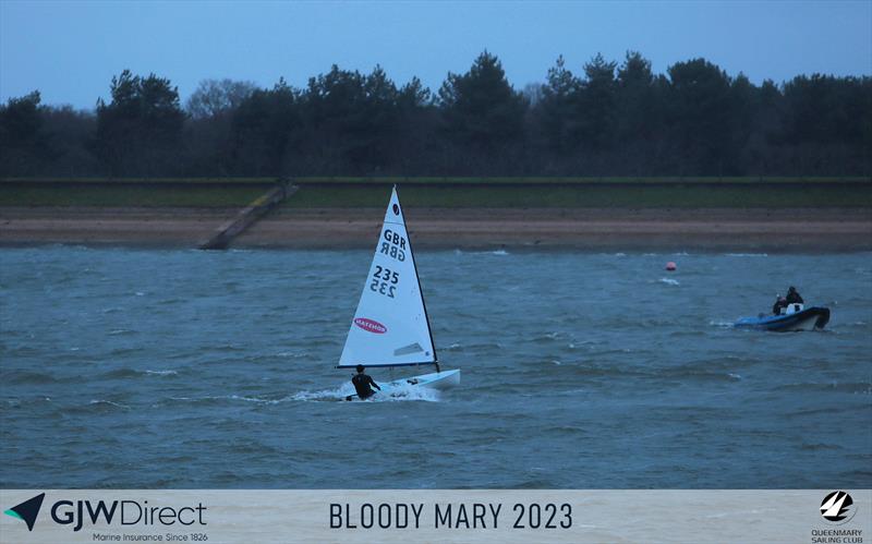GJW Direct Bloody Mary 2023 photo copyright Mark Jardine taken at Queen Mary Sailing Club and featuring the Europe class
