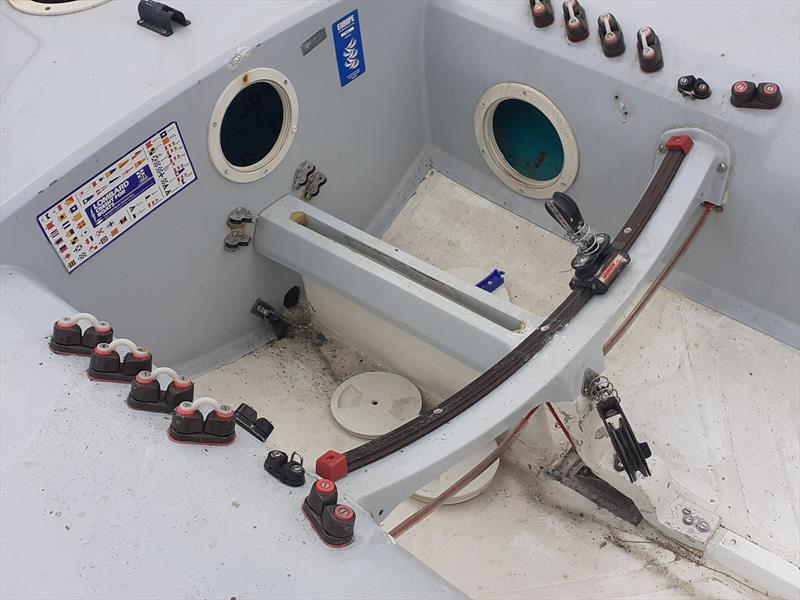 Europe class dinghy GBR 289 before restoration - photo © Craig Evans