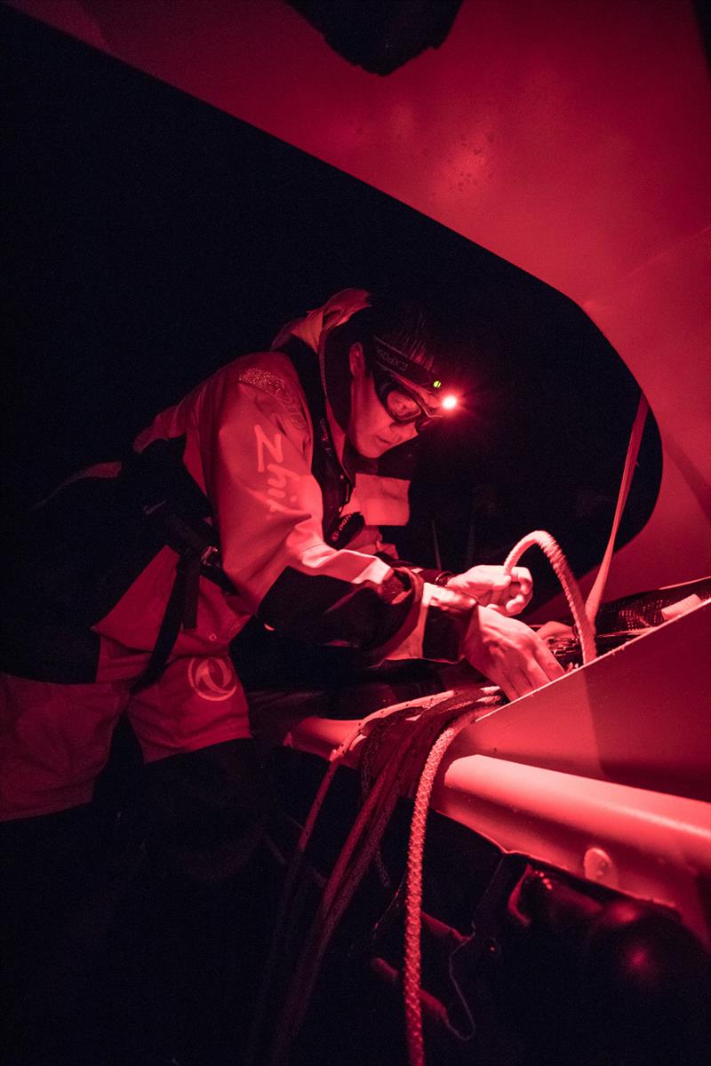 Dongfeng Race Team using the Exposure Lights Raw Pro headtorch photo copyright Exposure Lights taken at  and featuring the  class