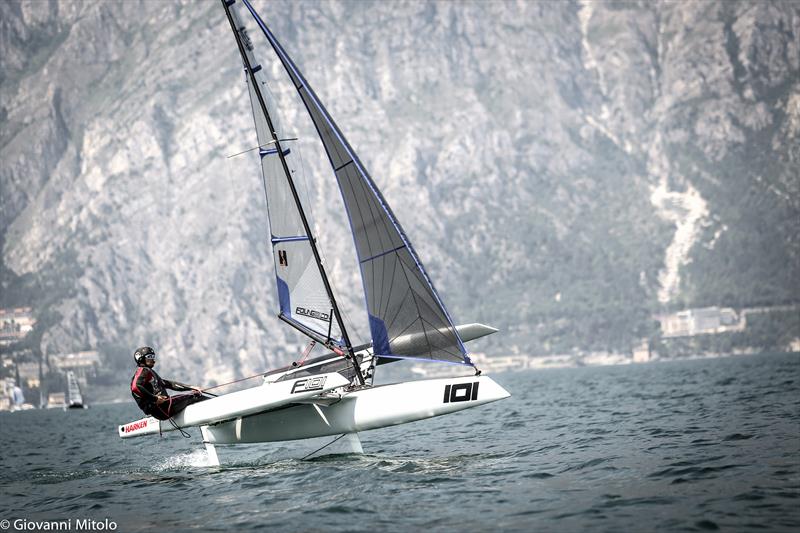 Foiling Week GARDA photo copyright Giovanni Mitolo taken at Fraglia Vela Malcesine and featuring the F101 class