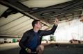Great Britain SailGP Team prepares for launch on San Francisco Bay ahead of the second round of SailGP on May 4-5
