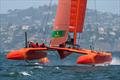 Team China. Practice race day, Event 2, Season 1 SailGP event in San Francisco