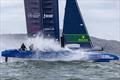 USA SailGP Team helmed by Jimmy Spithill on Race Day 2 of San Francisco SailGP, Season 2 © Felix Diemer for SailGP