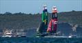 Australia and Denmark - Day 2 - KPMG Australia Sail Grand Prix - Sydney - Fbruary25, 2024 © Bob Martin/SailGP