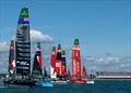 New Zealand SailGP Team lead Red Bull Italy and Emirates Great Britain SailGP Team - July 19, 2025 © Ricardo Pinto/SailGP
