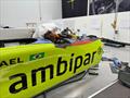 Brazil under repair - SailGP Technologies, Southampton, August 2025 © SailGP Technologies