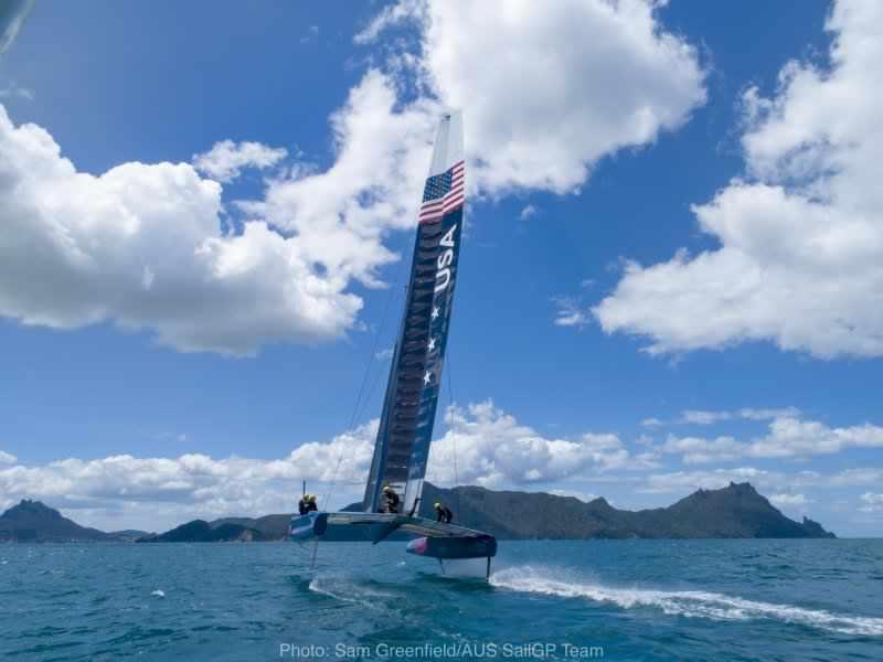 SailGP trials of the supercharged F50 boats photo copyright Sam Greenfield / AUS SailGP Team taken at  and featuring the F50 class