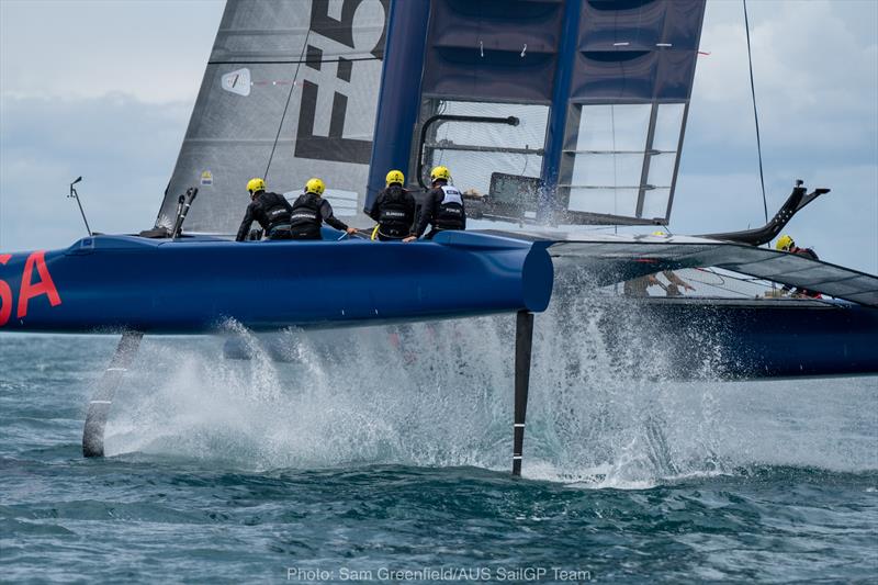 SailGP trials of the supercharged F50 boats photo copyright Sam Greenfield / AUS SailGP Team taken at  and featuring the F50 class