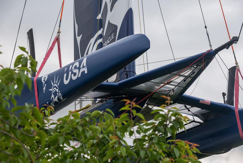 U.S. SailGP Team showcases 'Lady Liberty' on the Hudson photo copyright Chris Cameron / SailGP taken at  and featuring the F50 class