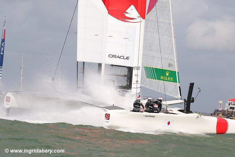 Strong winds for the Cowes SailGP on Sunday - photo © Ingrid Abery / www.ingridabery.com