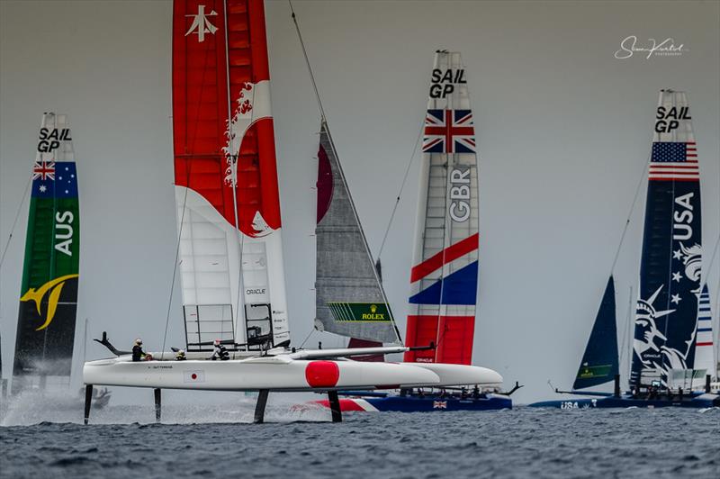 The final SailGP event of Season 1 in Marseille, France - Day 2 photo copyright Sam Kurtul / www.worldofthelens.co.uk taken at  and featuring the F50 class