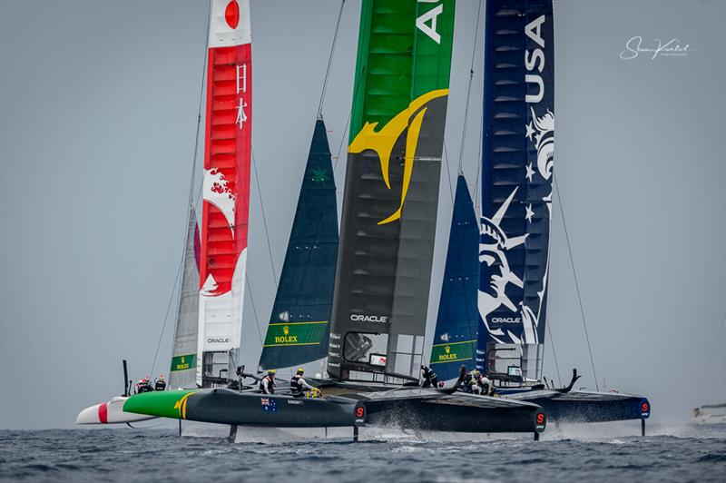 The final SailGP event of Season 1 in Marseille, France - Day 2 photo copyright Sam Kurtul / www.worldofthelens.co.uk taken at  and featuring the F50 class