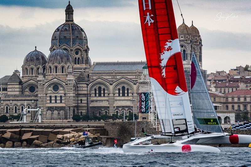 The final SailGP event of Season 1 in Marseille, France - Day 2 photo copyright Sam Kurtul / www.worldofthelens.co.uk taken at  and featuring the F50 class