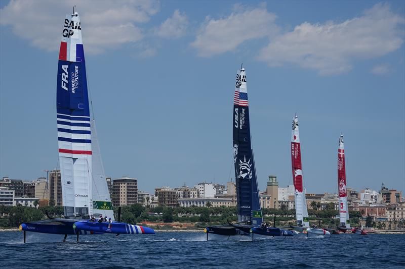 Practice session ahead of Italy SailGP, Event 2, Season 2 in Taranto, Italy - photo © Bob Martin for SailGP