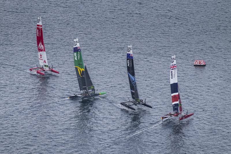 Race Day 1 of the Italy SailGP, Event 2, Season 2 in Taranto, Italy - photo © Thomas Lovelock for SailGP