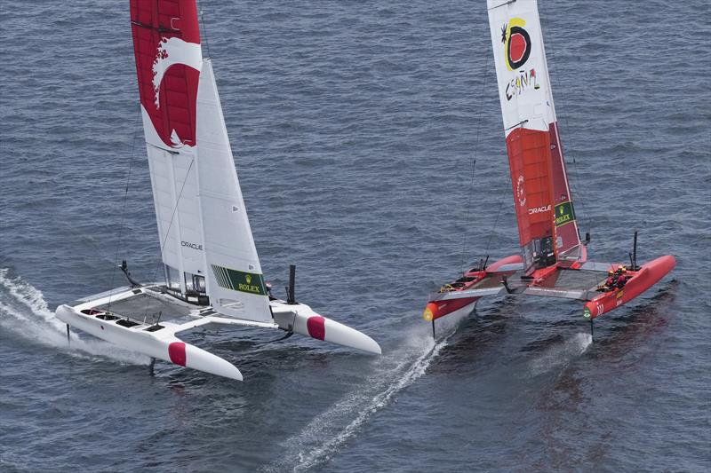 Japan SailGP Team win the Italy Sail Grand Prix in Taranto photo copyright Thomas Lovelock for SailGP taken at  and featuring the F50 class