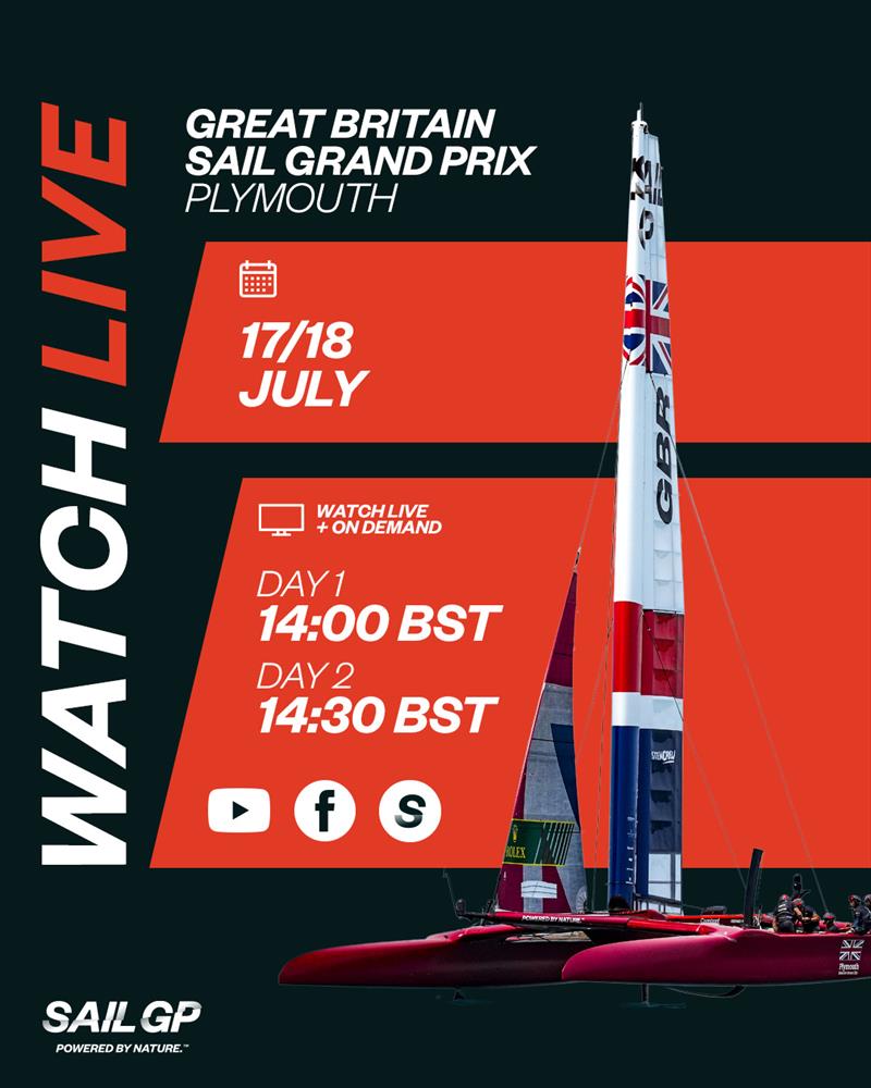 Great Britain Sail Grand Prix Plymouth photo copyright SailGP taken at  and featuring the F50 class