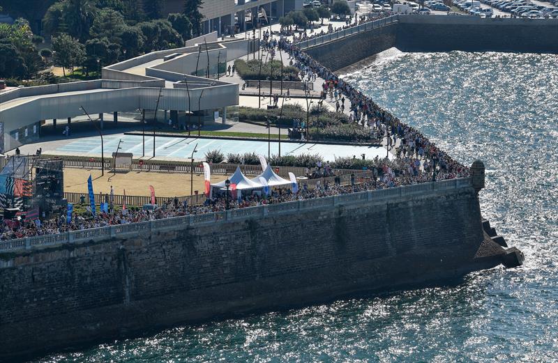 Race Day 1 at the Spain Sail Grand Prix photo copyright Ricardo Pinto for SailGP taken at  and featuring the F50 class