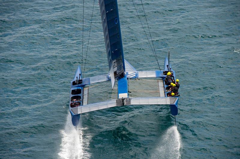 The newly announced China SailGP training off Whangarei in the F50 photo copyright China SailGP taken at  and featuring the F50 class