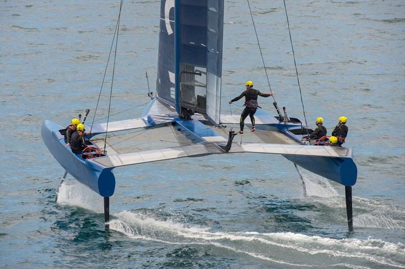 The newly announced China SailGP training off Whangarei in the F50 photo copyright China SailGP taken at  and featuring the F50 class