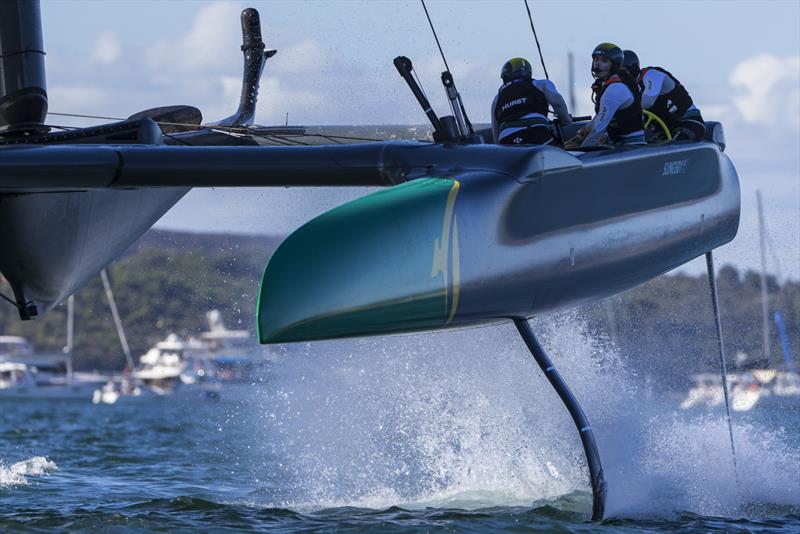 Team Australia in full flight photo copyright Andrea Francolini taken at  and featuring the F50 class