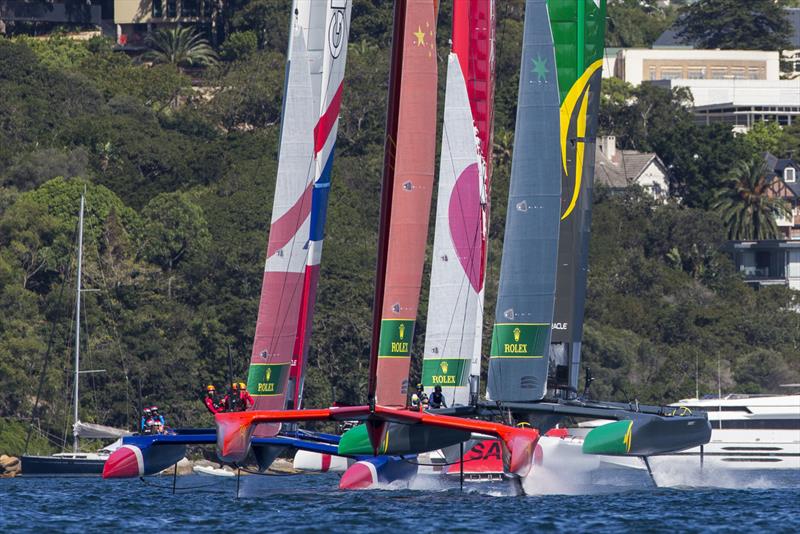 Fleet was certainly close at the start photo copyright Andrea Francolini taken at  and featuring the F50 class
