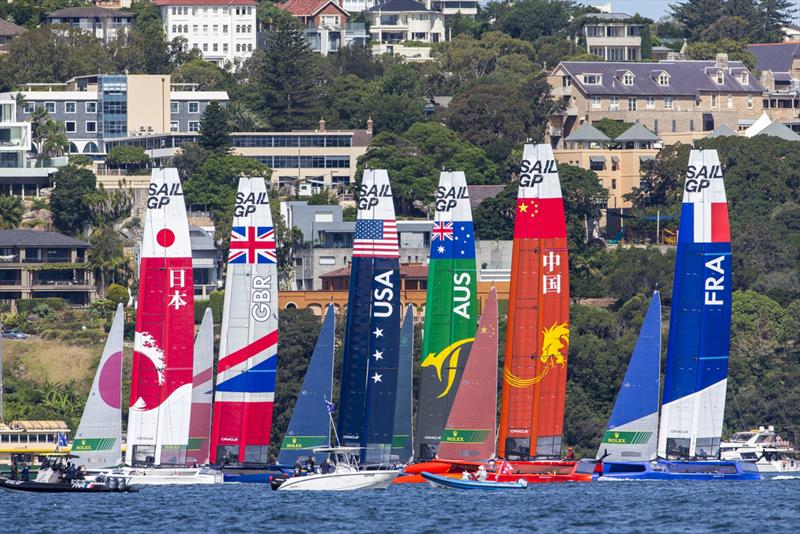 The fleet setting up for a start. - photo © Andrea Francolini