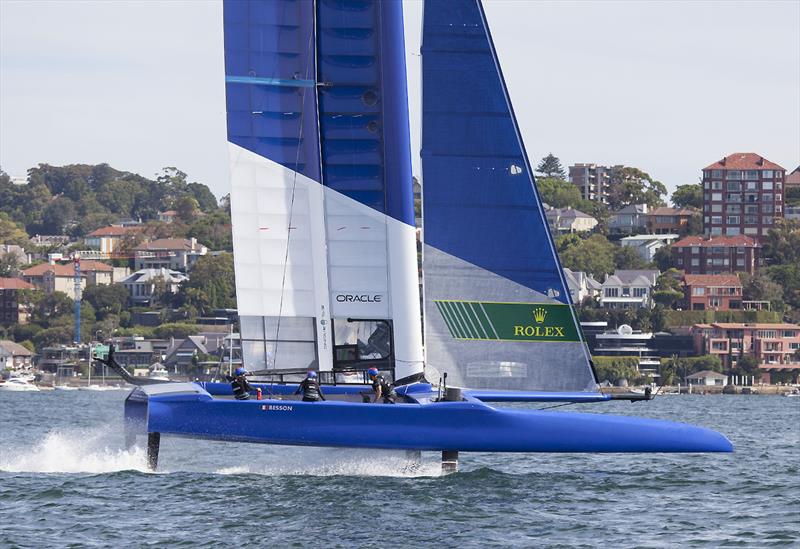 Team France with some speed on. - photo © John Curnow