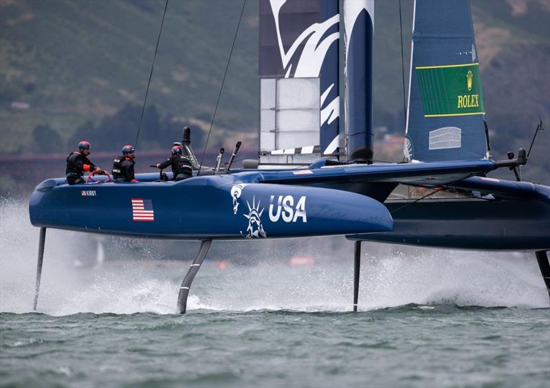 United States SailGP Team at San Francisco SailGP photo copyright Matt Knighton for SailGP taken at  and featuring the F50 class