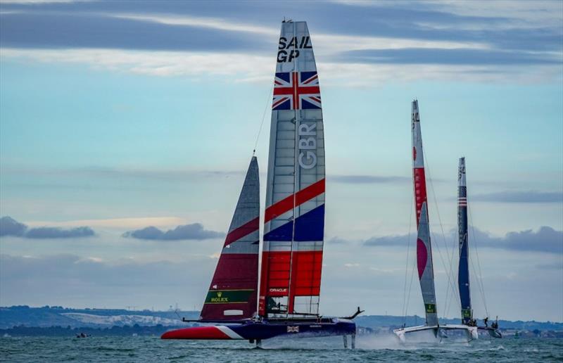 Racing in Cowes last month photo copyright Bob Martin for SailGP taken at Cowes Combined Clubs and featuring the F50 class