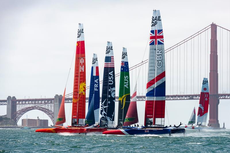 Six crews sailed in SailGP San Francisco - photo © SailGP