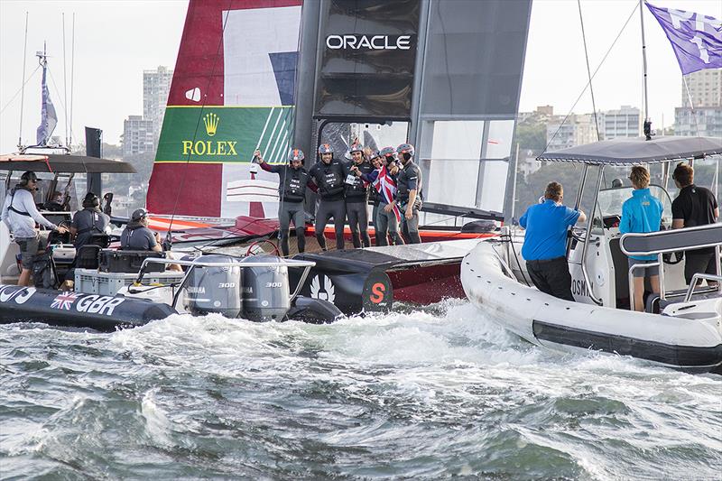 They owned Sydney Harbour - Ineos Team GBR in the 2020 SailGP season opener photo copyright John Curnow taken at Royal Sydney Yacht Squadron and featuring the F50 class