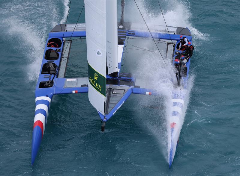 France SailGP Team helmed by Billy Besson in action on Race Day 2 of Bermuda SailGP - photo © Simon Bruty/SailGP