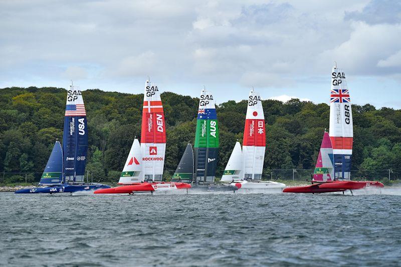 Practice racing ahead of the ROCKWOOL Denmark Sail Grand Prix - photo © Ricardo Pinto for SailGP