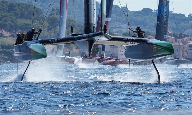 Australia SailGP Team helmed by Tom Slingsby in action on Race Day 2 of France SailGP - photo © Bob Martin for SailGP