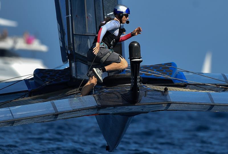 USA SailGP Team helmed by Jimmy Spithill on Race Day 2. France SailGP photo copyright Ricardo Pinto for SailGP taken at  and featuring the F50 class