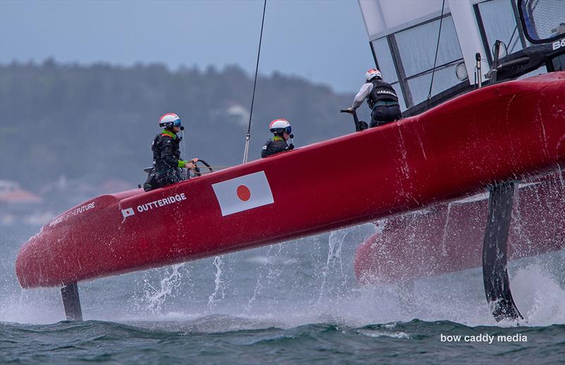 The Japanese spin out photo copyright Bow Caddy Media taken at  and featuring the F50 class