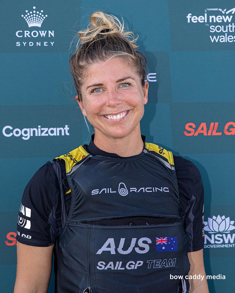 Nina Curtis of Australia SailGP photo copyright Bow Caddy Media taken at  and featuring the F50 class