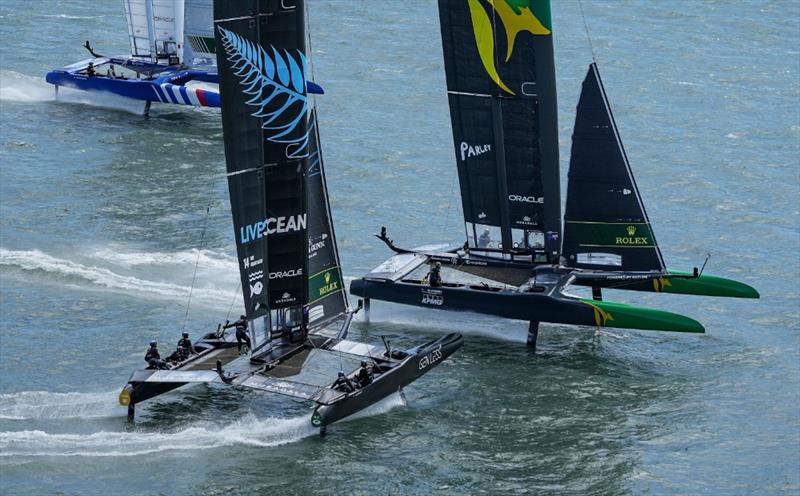SailGP San Francisco - Day 1 - NZ SailGP  - March 26, 2022 photo copyright SailGP taken at Golden Gate Yacht Club and featuring the F50 class