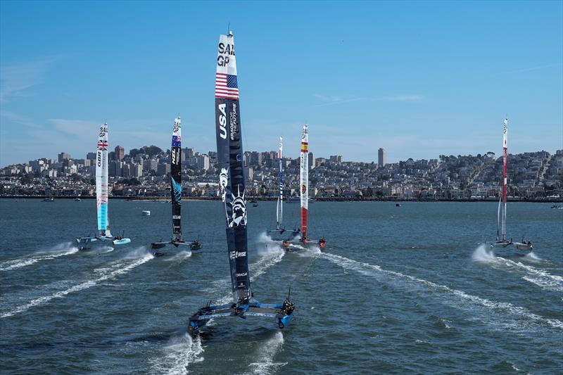 San Francisco SailGP Season 2 Grand Final photo copyright Thomas Lovelock for SailGP taken at  and featuring the F50 class