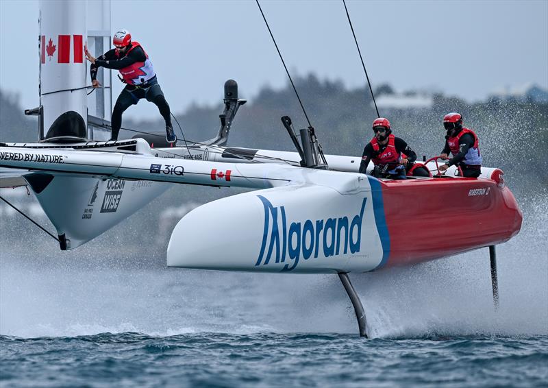 Canada SailGP team in action during a practice session ahead of Bermuda SailGP Season 3, in Bermuda. May 2022 - photo © Ricardo Pinto/SailGP